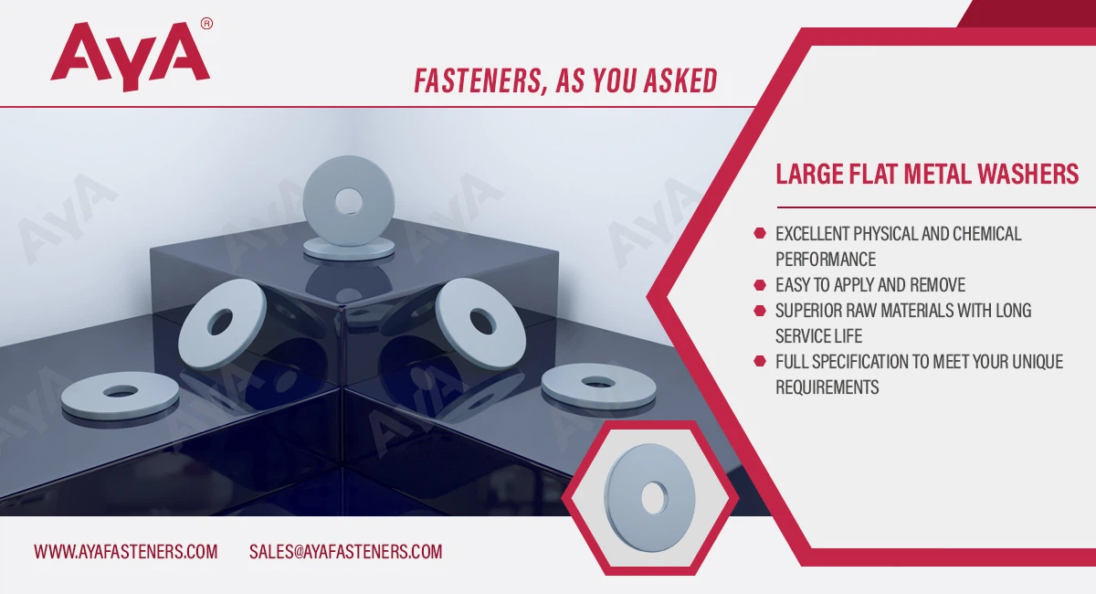 Large Flat Metal Washers advantage
